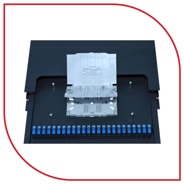 Fiber Patch Panel 48 core Loaded