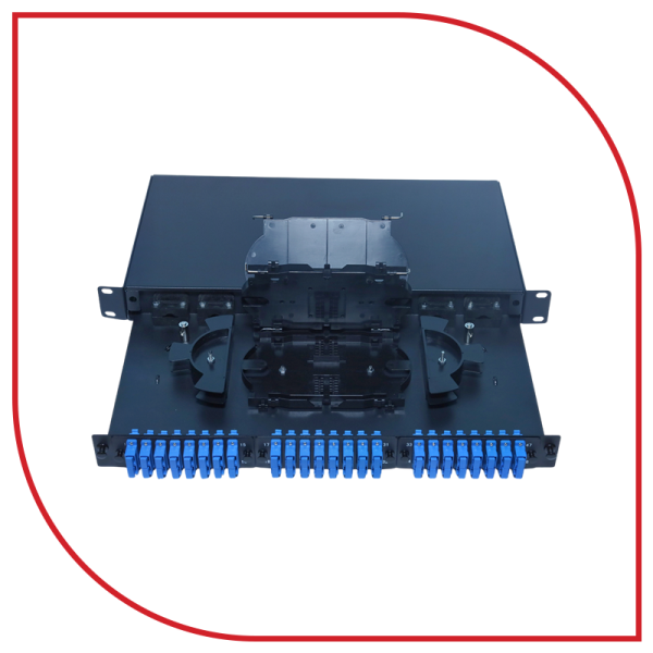 Patch Panel 48 port duplex Loaded